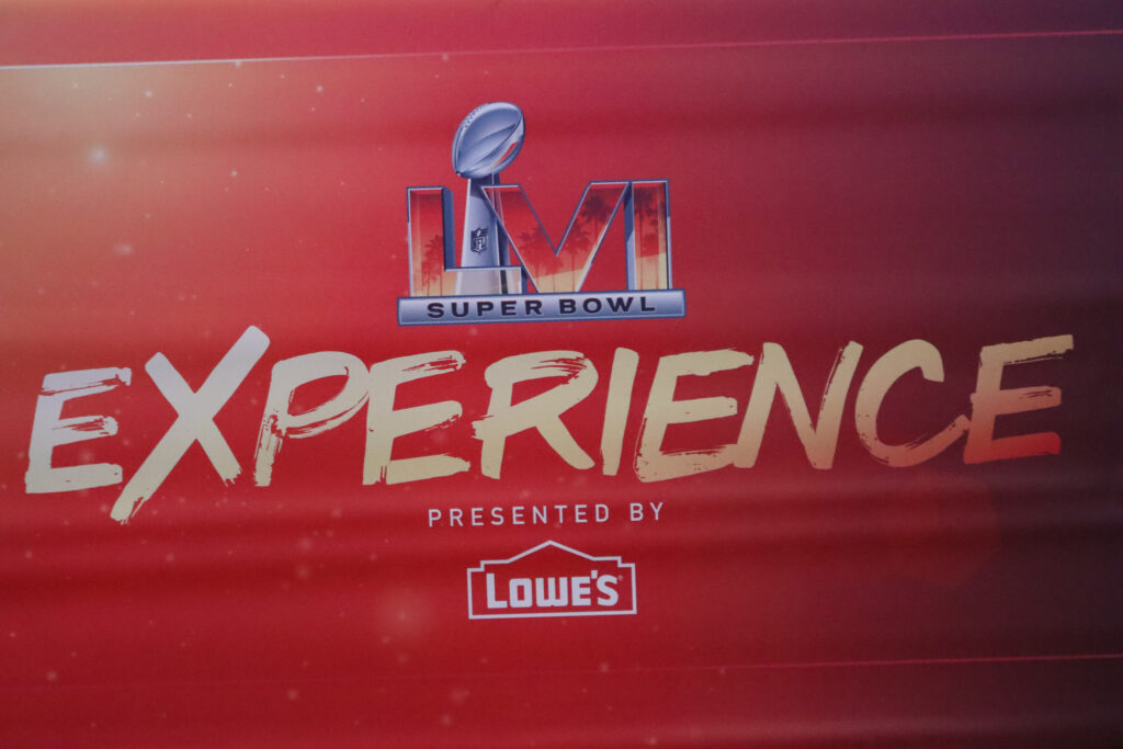 lowes super bowl experience 2022